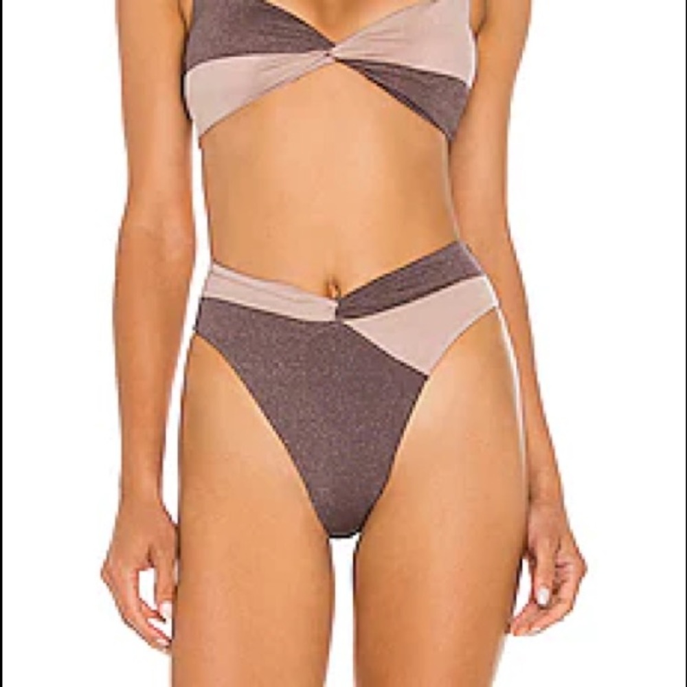 L Space NWOT (but panty liner) swim bottom